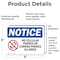 Signmission No Cellular Phones Or Camera Sign With Symbol, 5 in W x Rectangle, Vinyl Decal OS-2PACK-NS-D-35-L-14435 - alternate 3